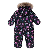 Baby Lena Girl Black One-Piece Snowsuit