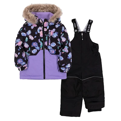 Laetitia Girls Snowsuit Black