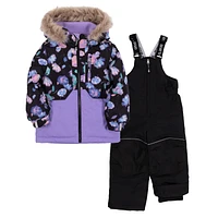 Laetitia Girls Snowsuit Black