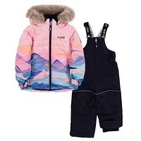 Romy Girls Snowsuit Pale Pink