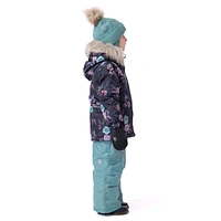 Lea Girls Snowsuit Black