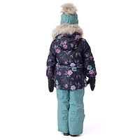 Lea Girls Snowsuit Black