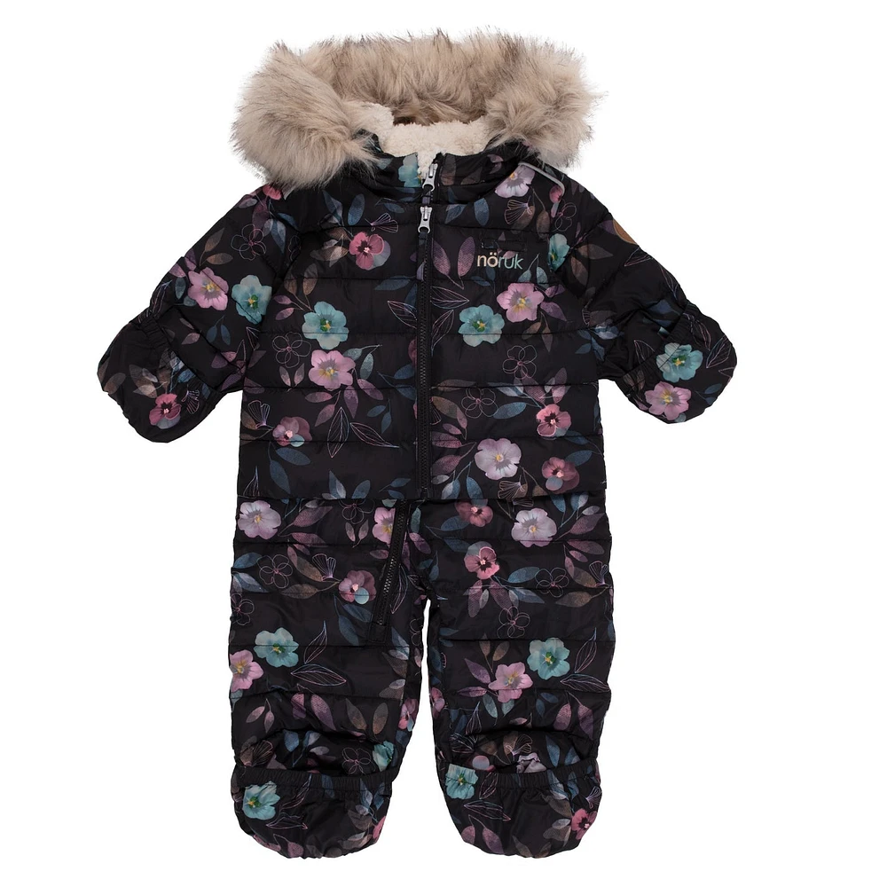 Gisele Baby Girl One-Piece Snowsuit Black