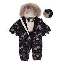 Gisele Baby Girl One-Piece Snowsuit Black