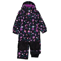 Camelia Girls One-Piece Snowsuit Black