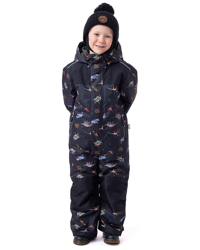 One-piece snowsuit Flavie Girls Navy
