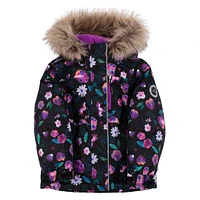 Justine Girls Snowsuit Black