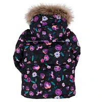 Justine Girls Snowsuit Black