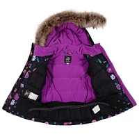 Justine Girls Snowsuit Black