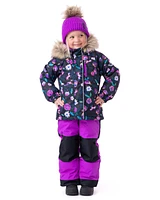 Justine Girls Snowsuit Black