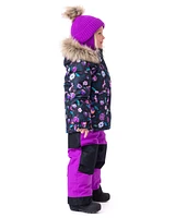 Justine Girls Snowsuit Black