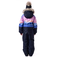 One-piece snowsuit Flavie Girls Navy