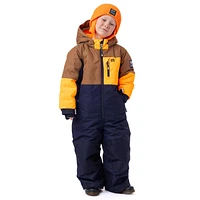 Shawn Boys One-Piece Snowsuit Brown