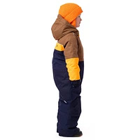 Shawn Boys One-Piece Snowsuit Brown