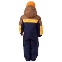 Shawn Boys One-Piece Snowsuit Brown