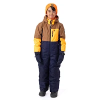 Shawn Boys One-Piece Snowsuit Brown