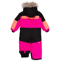 One-piece snowsuit Ariane Girls Fuchsia