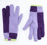 Purple Knit Gloves (7-16Y)