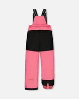 Two Piece Snowsuit Candy Pink Printed Deer