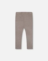 Super Soft Rib Leggings Grey Mix