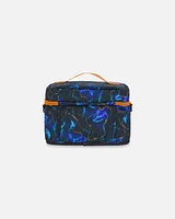 Lunch Box Black Printed Storm