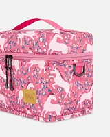 Lunch Box Pink Printed Unicorn