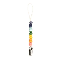 Rainbow Multi Pacifier Clip