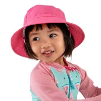 Kids Water Repellent Bucket Hats | Watermelon Pink