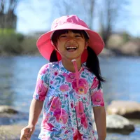 Kids Water Repellent Bucket Hats | Watermelon Pink