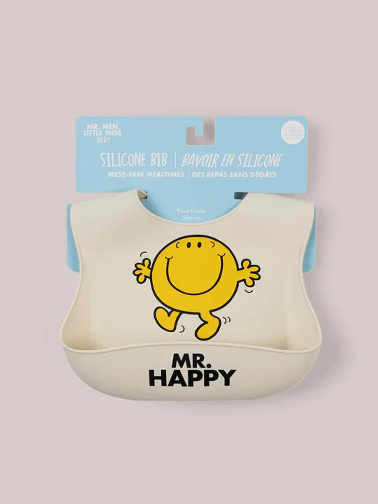 SILICONE BIB - MR. HAPPY™