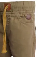 Rugged Cotton Jogger Pants [Kids] (Olive)