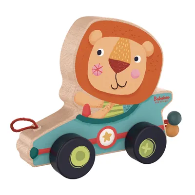 Lion Bababoo Push and Pull Toy