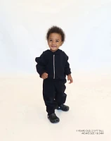 Kids Waffle Best Friend Jogger - Black