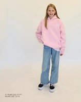 "Kind Club" Kids Big Sister Hoodie - Bubble Gum