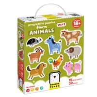 Progressive Puzzles Farm Animals