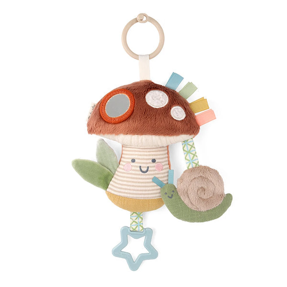 Bitzy Traveler™ Developmental Sensory Toy | Mushroom