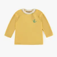 YELLOW LONG SLEEVE BATHING T-SHIRT, BABY