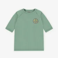 GREEN SHORT SLEEVED BATHING T-SHIRT, CHILD