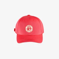 PINK CAP WITH ROUNDED PEAK, BABY