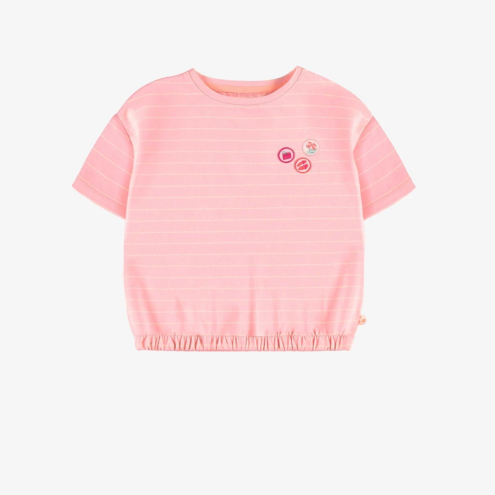 PINK STRIPED T-SHIRT, CHILD