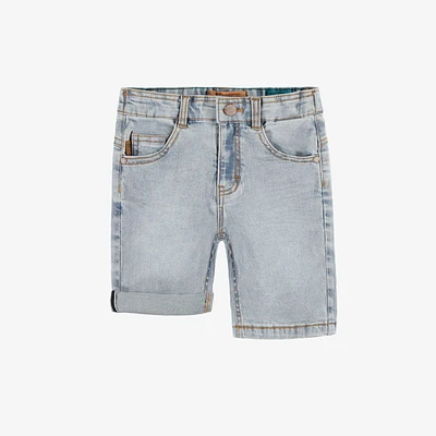 LIGHT BLUE DENIM BERMUDA SHORTS, CHILD