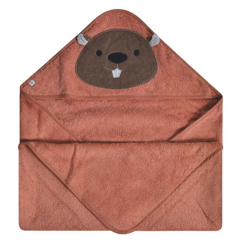 Baby Hooded Towel - Beaver