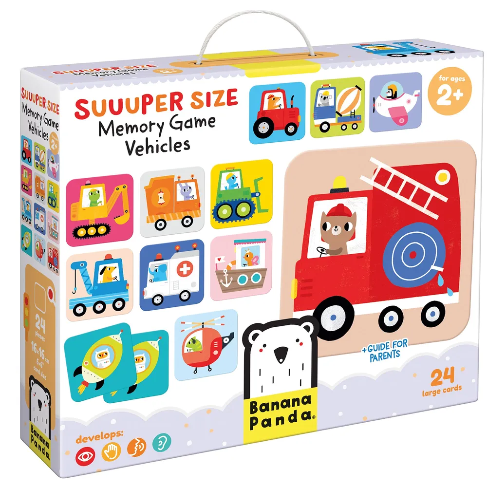 Suuuper Size Memory Game Vehicles