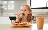 5 Piece Cellulose Feeding Set, Plate, Bowl, Cup, Spoon & Fork