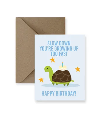 Slow Down Greeting Card