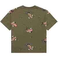 TNLex Oversized Short-sleeved Tee - Ivy Green Hot Dog AOP