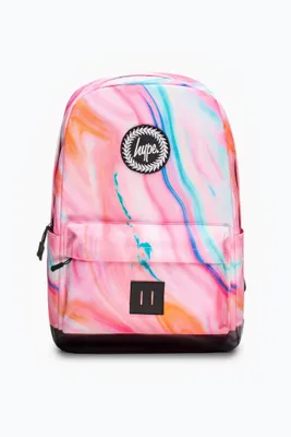 MULTI PINK MARBLE BACKPACK