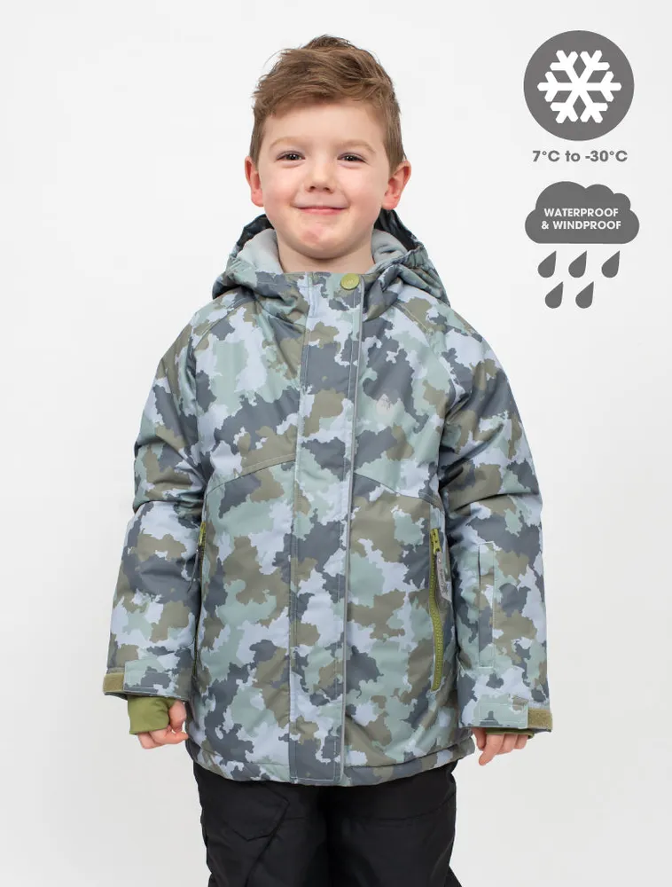 Snowrider Deep Winter Coat - Camo | Waterproof Windproof Eco