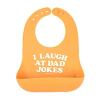 I Laugh at Dad Jokes Wonder Bib