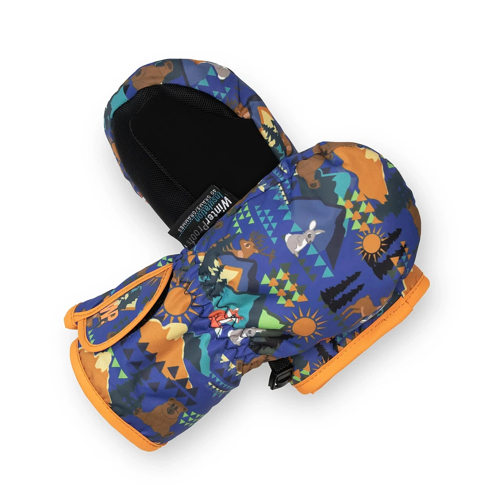 Woodlands Print Royal Mitten (2-6X)